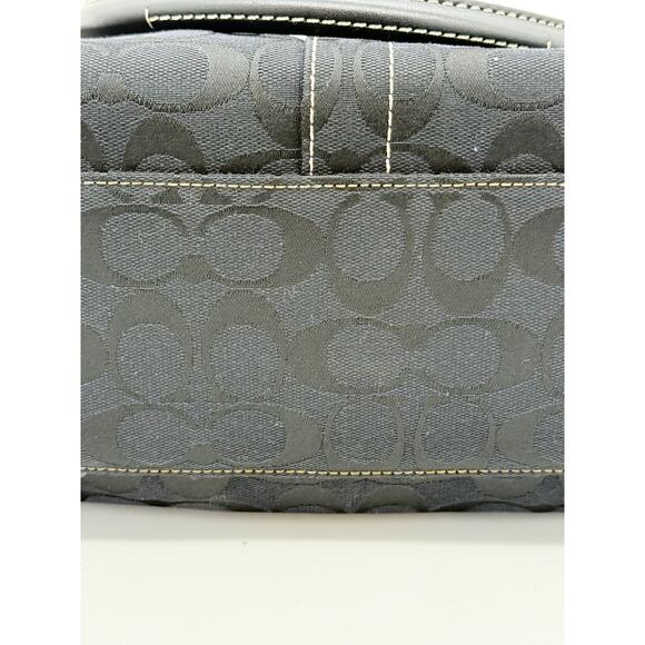 RETAIL $316 Coach Hampton Signature Jacquard Tassel Satchel *DUST BAG INCLUDED* - Picture 15 of 16